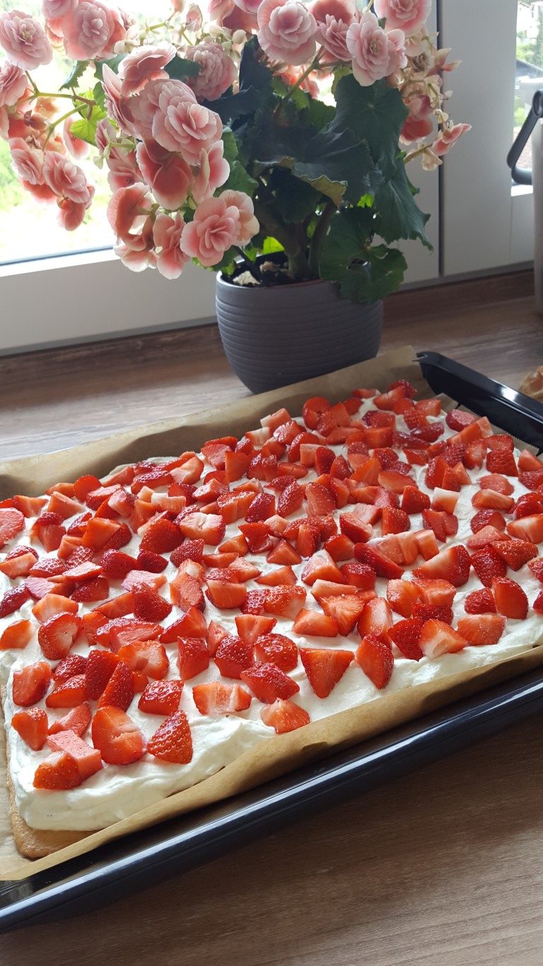 Erdbeer-Schmand Kuchen – Lieblingskuchen im Mai